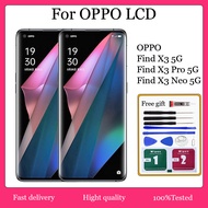 Original AMOLED For OPPO Find X3 /  X3 Pro 5G / X3 neo LCD Display Touch Screen Replacement