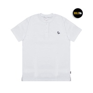 HOOLIGANS Henry Henley T-Shirt - White