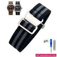 20mm 22mm Nylon Elasticity Watch Strap for Samsung Galaxy 46/42mm GearS3/Active2 40/44mm Band for S