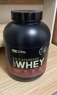 Optimum nutrition 金裝乳清蛋白粉5磅 雙重特濃朱古力