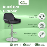 Aihome Living Modern Hydraulic Bar Chair Minimalist Soft Bar Stool Multifunctional Cafe Chair