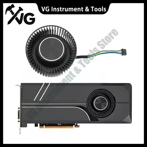 New For 65MM 4PIN PLB06625B12HH 1080 Gpu Fan ASUS Turbo Gtx 1060/1070/1070ti/1080ti Videokaart Cooli