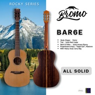 Electric Acoustic Guitar Bromo Guitars Model BAR6E All Solid