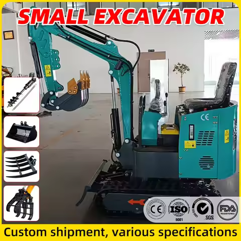 DDP Shipping Mini Excavator With Attachments Small Digger For Kubota Euro 5 Mini Excavator High Effi