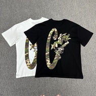 Cort*z Alcatraz Camouflage Summer Street Print Logo Loose Trendy Casual Short-Sleeved Men's T-Shirt