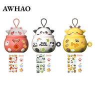 [perfeclan3rc] Cartoon Piggy Bank Home Decoration Money Saving Bank Ornament Statue Coin Bank