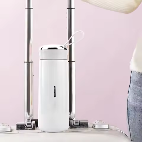 Stainless Steel Water Bottle - Hydro Vacuum Insulated Metal Thermos Flask Keeps Cold for 24 Hours, H