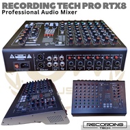 Ready RECORDING TECH PRO-RTX8 8 Channel Professional Audio Mixer
