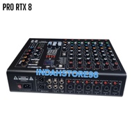 Mixer Audio Recording Tech Pro Rtx 8 Mixer 8 Channel Podcast Record