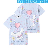 Kuromi เสื้อกันหนาวมีฮู้ด ลาย Cinnamoroll สําหรับเด็ก