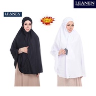 Leanen Combo Mini Telekung Poket (Hitam & Putih)-2pcs