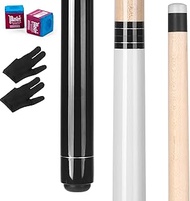 IIQ 2 in 1 Jump Break Stick 23~25oz Heavy Hitter Jump Break Pool Cue Stick 3 Pieces Canadian Maple W