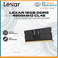 LEXAR 16GB DDR5 4800MHZ CL46 SODIMM MEMORY RAM (LD5DS016G-B4800GSST)