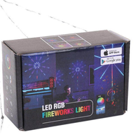 LED bắn pháo hoa Đèn dây rgbic điều khiển từ xa giáng sinh Đèn thân xe ứng dụng bLuetooth nhạc Sync