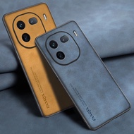 For Vivo IQOO 12 / IQOO 12 Pro Shockproof PU Vintage Leather Hybrid Bumper Case Cover
