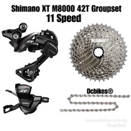 Shimano XT M8000 1 X 11 Speed Shifter + Derailleur + 42T Cassette + HG601 Chain 11s Groupset