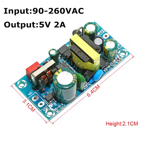 Power Supply Module DC 5V 2A AC90-260VAC switching power supply module AC-DC ndustrial bare board