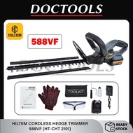 HILTEM CORDLESS HEDGE TRIMMER W/BATTERY 588VF/21V (HT-CHT 2101) /TRIM POKOK TAMAN