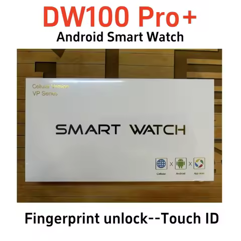 DW100 Pro+ 5G LTE Smartwatch Fingerprint unlock Touch ID Tablet Dual-terminal Wechat Rotary Camera G