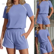 Elegant Polyester Blend Vacation Clothing Set for Women - Wrinkle-resistant for Travel & Leisure
