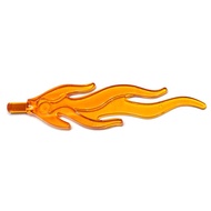 LEGO Parts 85959 Wave Rounded Straight Large with Bar End (Flame)