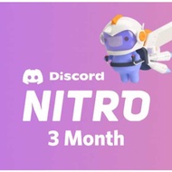 DISCORD NITRO 3 MONTHS + 2 SERVER BOOST | PC