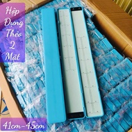 ABS Plastic Double-Sided Card Storage Box - Convenient & Durable, Size 41cm and 45cm