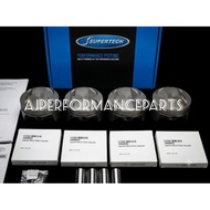 HONDA K24 NA 89MM SUPERTECH PERFORMANCE FORGED HIGH COMPRESSION PISTON KIT SET