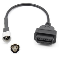 OBD Motorcycle Diagnostic Cable 3 Pin to OBD2 16 Pin for Yamaha