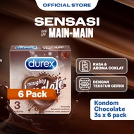 Durex Chocolate Kondom Gerigi Kondon Pria Rasa Cokelat Bergerigi 3s (6 pcs) - Condom Textured