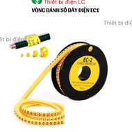 EC1 ELECTRICAL WIRE NUMBERING RING - 2.5MM / EC2 WIRE - 4mm WIRE / EC 3- 6mm WIRE