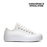 CONVERSE รองเท้าผ้าใบ CHUCK TAYLOR ALL STAR LIFT MONO WHITE OX WHITE WOMEN (A02610C) A02610CF_F3WTXX