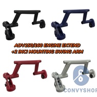 HONDA ADV150 ADV160 ENGINE EXTEND + 2 INCI ENJIN MOUNTING SWING ARM PANJANG HONDA ADV ENGINE BRACKET