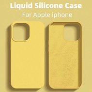 1pc Luxury Liquid Silicone Phone Case Compatible With Apple Phone 17 Air 16e 11 13 12 14 15 Pro Max 
