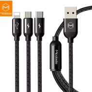 MCDODO CABLE FAST CHARGING 3 IN 1 ORIGINAL