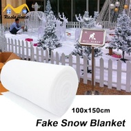 【SG】Fake Snow Blanket Roll Fluffy Backdrop Decoration Snow Artificial Plush Fake Snow Cotton Soft Ch