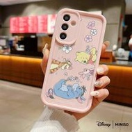 MINISO Disney Winnie The Pooh Sakura TPU Phone Case, Compatible With Samsung S26 Ultra/S26 Edge/S26 