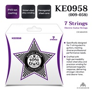 Road Dog 7 String Electric Guitar String for Beginner Practice Anti-Rust High-carbon Guitar String S