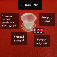 thinwall mini (tempat sambal) bisa microwave