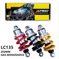 Apido LC135 Monoshock Absorber shock 202mm 135lc LC135 lcv1 to v6 Adjustable Suspension