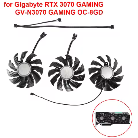 82mm GPU Cooling Fan 4Pin 0.5A for Gigabyte RTX 3070 GAMING/GV-N3070 GAMING OC-8GD Replacement Graph