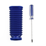 Leisure_Suitable For Dyson V6 V7 V8 V10 V11 DC74 Soft Velvet Roller Suction Blue Hose