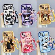 Casing iPhone 14 14 PRO 14 PRO MAX 14 PLUS patung pelekat comel phone casing
