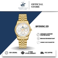 Beverly Hills Polo Club BHPC Jam Tangan Wanita Ladies' Stainless Steel Quartz Watch BP3169C