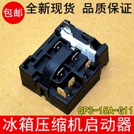 Suitable for Haier Xinfei Refrigerator Compressor PTC Starter QP3-15A-G11 Relay Overload Protector