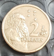1989 Australia 2 dollars old coin