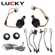 New LED Turn Signal Daytime Running Light T20 7440 Two-Color Daytime Running Light S25 1156 Turn Sig