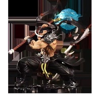 Lion Whitebeard Figure One Piece GK Four Emperors Battle Whitebeard Can Model Ornaments with Light