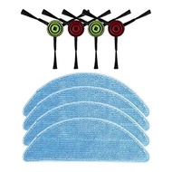 Spare Side Brush, Mop Cloth For ILIFE T10s LDS Vacuum Cleaner Robot Replacement Accessories Kit