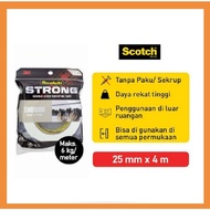 Scotch 3M Indoor Insulation Adhesive Mounting Tape 110-M25 25mm x 4m 6.0kg